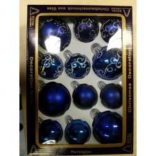 Christmas tree jewelry mix 60 &amp; 80mm Blue / 16