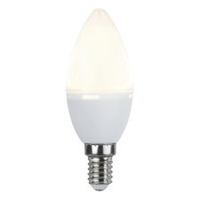 LED Lamp E14, 4.8 W = 38W, C37 (candle), 3000K, 440LM 10/100