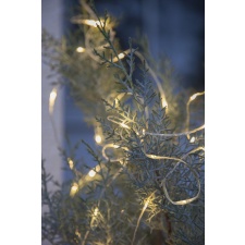 Light chain &quot;Dew drops&quot; 200 LED warm white, length 20m, indoor / outdoor, IP 44