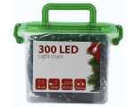 Light chain 24.9m, 300LED warm white, power supply, indoor / outdoor, IP44