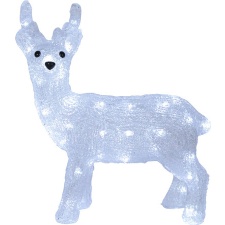 Standing deer, 33x35cm, 40 LEDs, 230V-24V DC, IP44