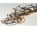 Light chain MicroLED 90 with LED light, 8.9m and 5m cable, light spacing 10cm, 230V-31V DC, IP44