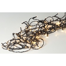 Light chain MicroLED 90 with LED light, 8.9m and 5m cable, light spacing 10cm, 230V-31V DC, IP44