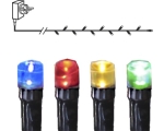 MICRO LED light chain with 8 functions, 120 lights, colored, length 7.2m IP44