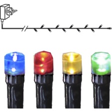 MICRO LED light chain with 8 functions, 120 lights, colored, length 7.2m IP44