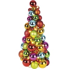 Pyramid of colored balls, 20LED, battery powered 3xAA