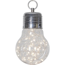 Decoration Bulby white, 30 LED, battery powered, indoor, IP20