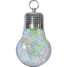 Decoration Bulby colored, 30 LEDs, battery powered, indoor, IP20