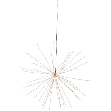 Rippuv dekoratsioon "Ilutulestik", suur d 50cm, 200 LED,  vooluvõrgust, sisetingimustesse IP20