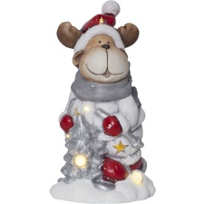 Decoration Moose, 6LED, battery powered