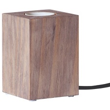 Lamp base made of wood, Lys, E27, 230V, IP20