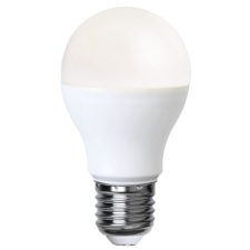 LED Lamp E27, 9W = 60W, A60.3000K, 800LM 10/100