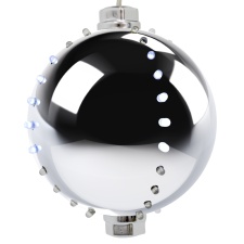 Meteor ball 8cm, 44 white LED lights