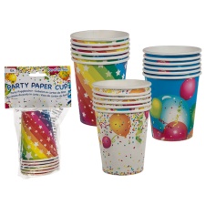 Party Drinking cups 250ml 6pcs