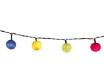 Party lights rooms 10 LED, 1.35m, light spacing 15cm, timer (6 + 18h cycle), battery powered (3xAA, not included), IP20