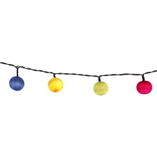 Party lights rooms 10 LED, 1.35m, light spacing 15cm, timer (6 + 18h cycle), battery powered (3xAA, not included), IP20