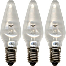 Bulb LED universal 3pcs, 10-55V, E10, transparent 20/400