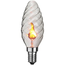 Bulb 3W, flickering, + 5 ° - + 35 °, E14 230V 3,5x10cm 20/200