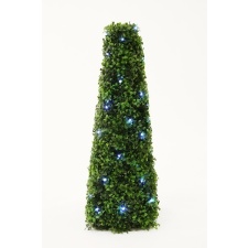 Shrub pyramid 60cm with 50 white LED lights / 4