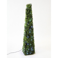 Shrub pyramid 100cm with 100 white LED lights / 2