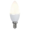 LED Lamp E14 ,4.8 W = 38W, C37 (küünal), 3000K, 440LM 10/100