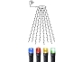 Tulederõngas 160 värvilise LED tulega, 8 sektsiooni pikkusega 2m, IP 44, toitekaabli pikkus 5m.